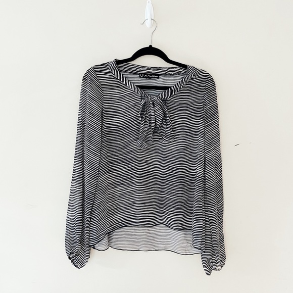 For Love and Lemons Striped Blouse - Picture 2 of 3